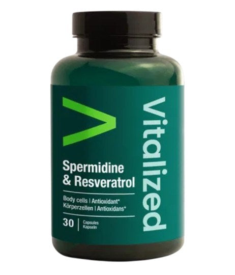 VITALIZED spermidiin ja resveratrool 30 kapslit