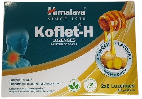 HIMALAYA Koflet-H, ingver 12 tabletti