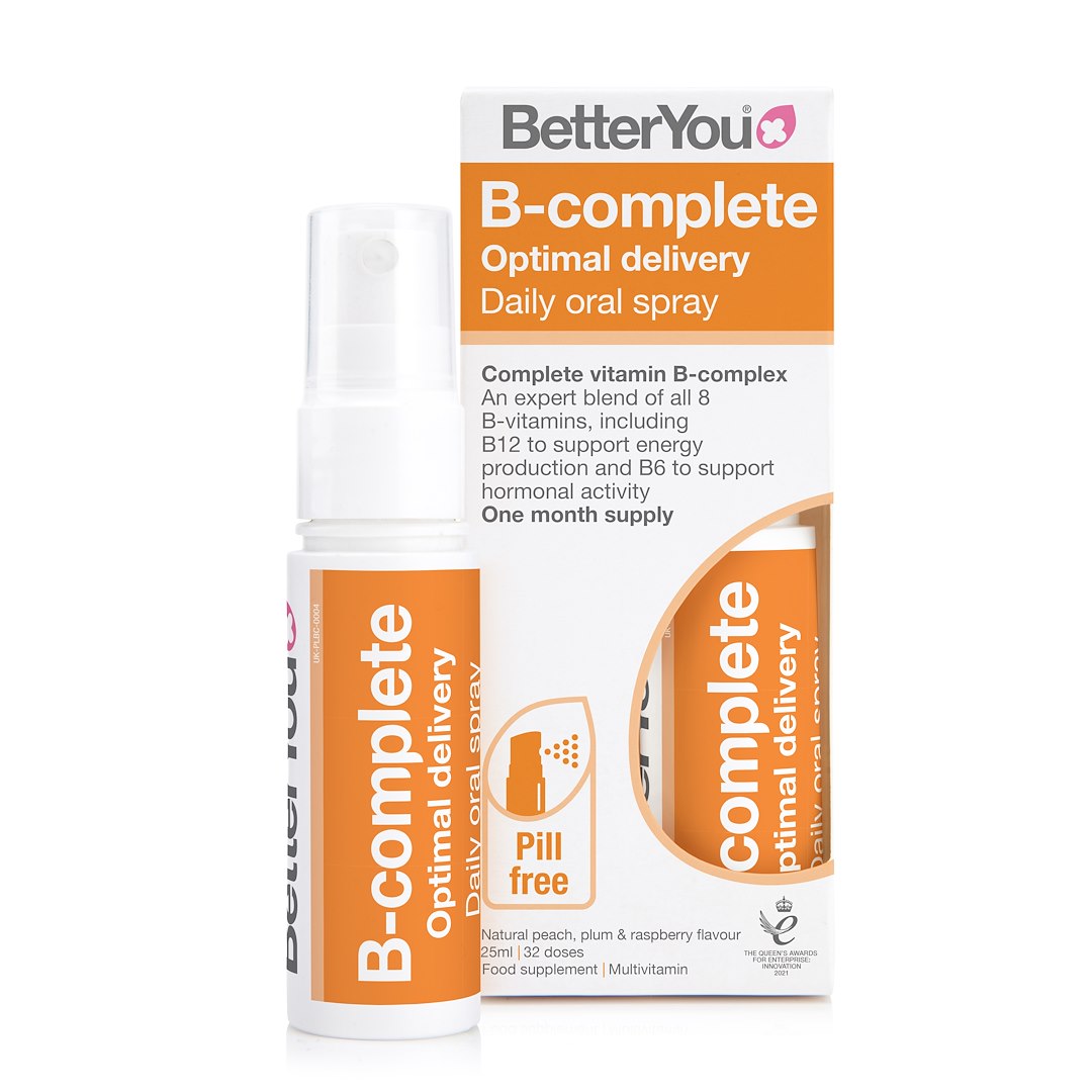 BETTERYOU B-Complete päevane suukaudne sprei – B-vitamiinide kompleksi sprei 25 ml