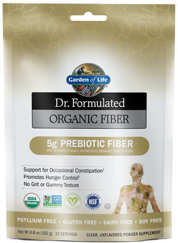 Dr. Formulated Fiber, Unflavored - 192 grams - Garden of Life
