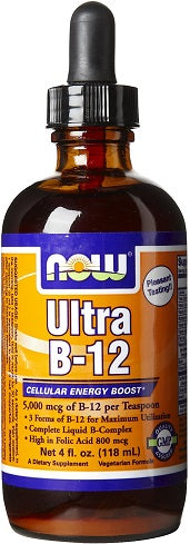 Vitamin B-12 Ultra, Liquid - 118 ml. - NOW Foods