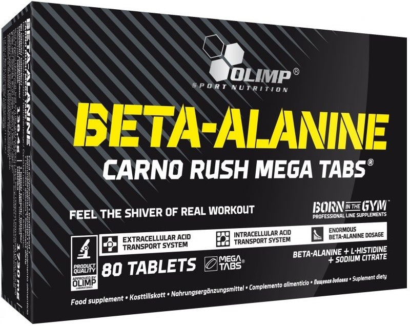 Beta Alanine - Carno Rush Mega Tabs - 80 tablets - Olimp Nutrition