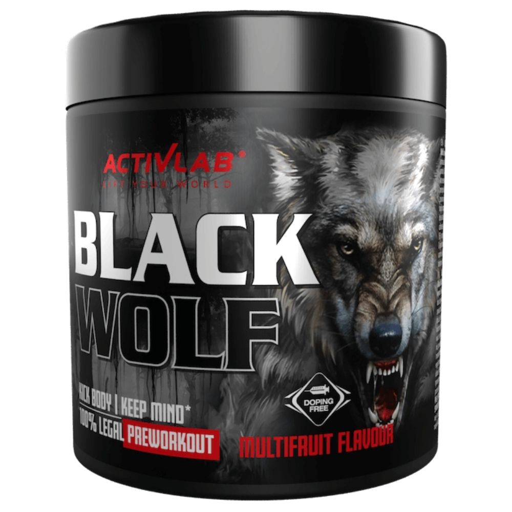 Activlab Black Wolf enne treniruutust, mitmeviljaline - 300 g