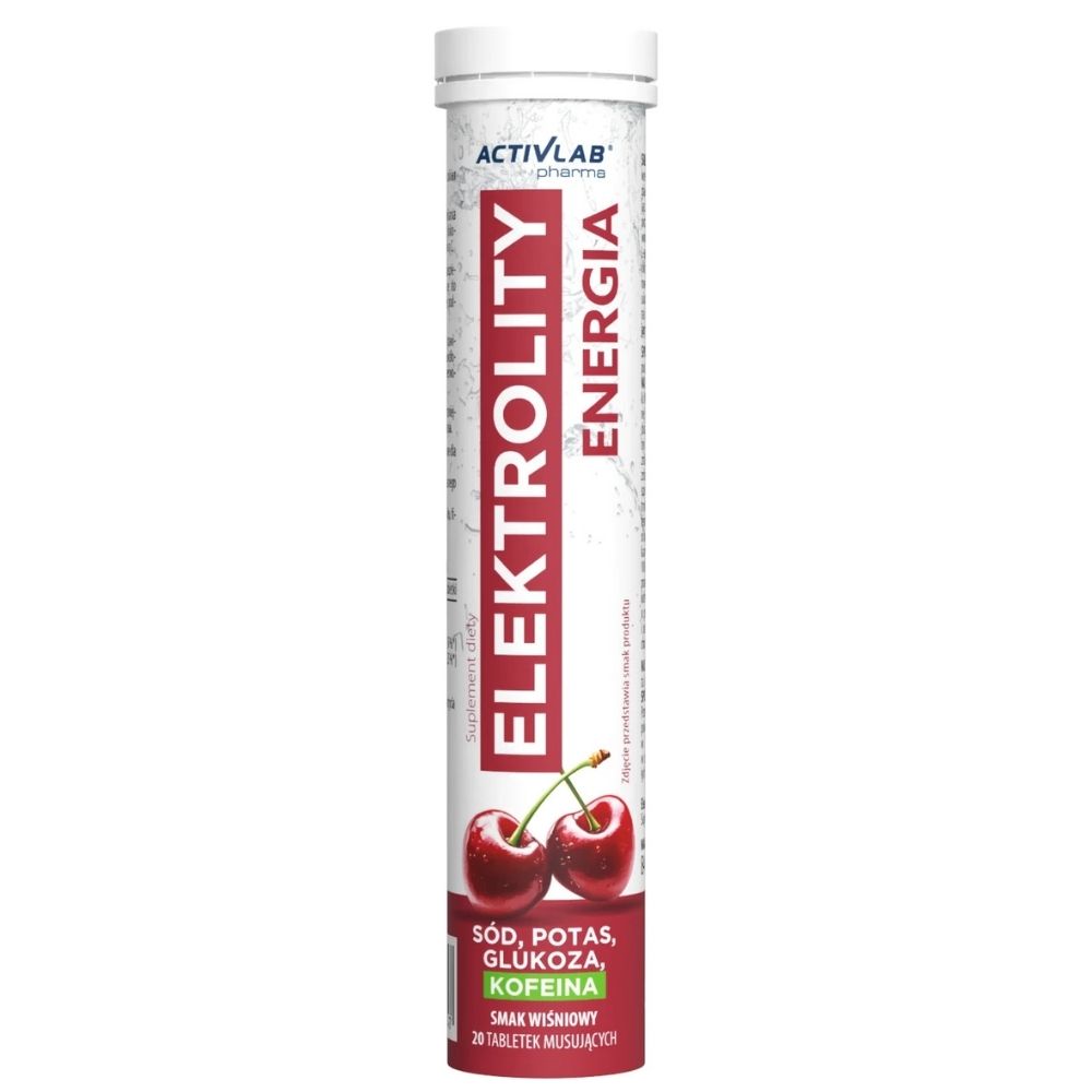 Activlab Pharma Elektrolüüdid Energia kofeiiniga, kirss - 20 kihisevat tabletti