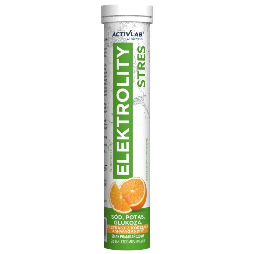 Activlab Pharma Electrolytes Stress, apelsin - 20 kihisevat tabletti