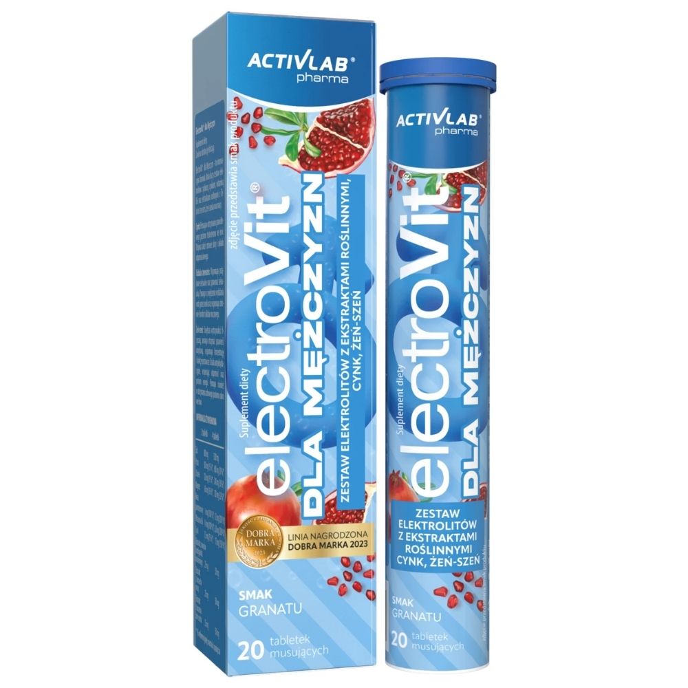 Activlab Pharma ElectroVit meestele, granaatõun - 20 kihisevat tabletti