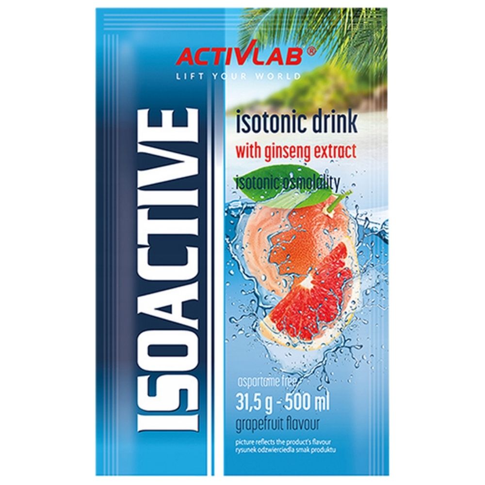 Activlab Isoactive funktsionaalne isotoni jook ženšenni ja greibiga - 20 pakki