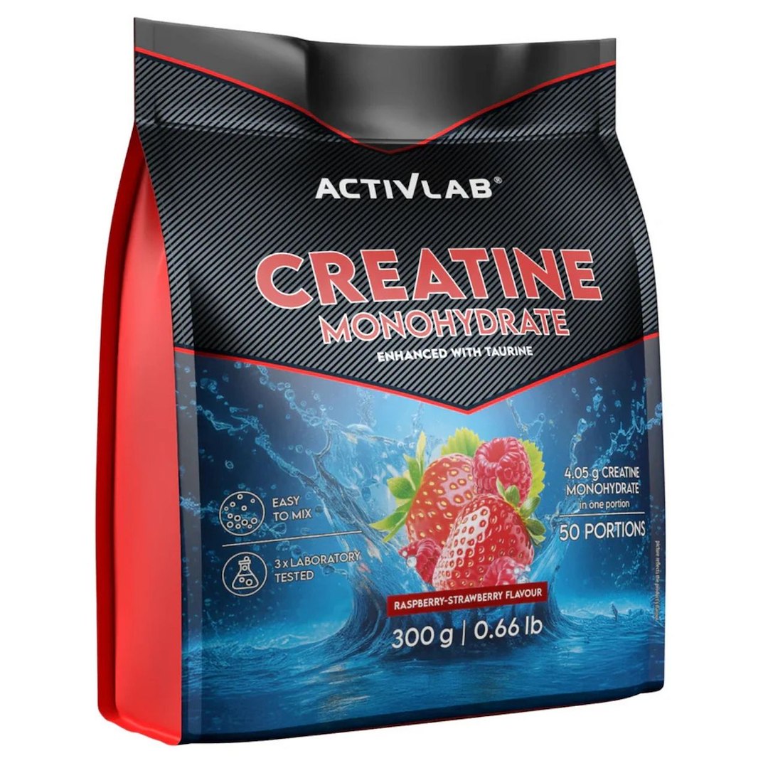 Olimp Creatine monohüdraat, vaarikas ja maasikas - 300 g