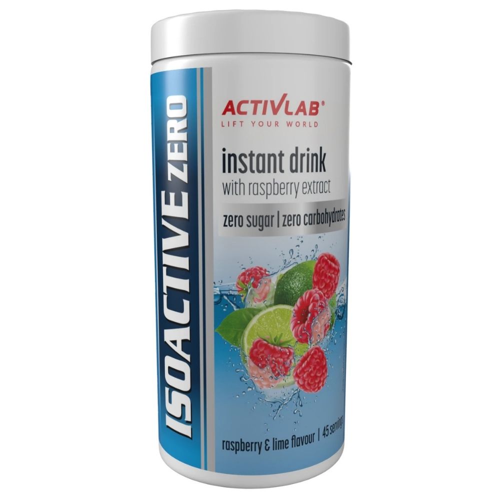 Activlab Isoactive Zero, aviečių ir laimų - 225 g - Magnis.lt