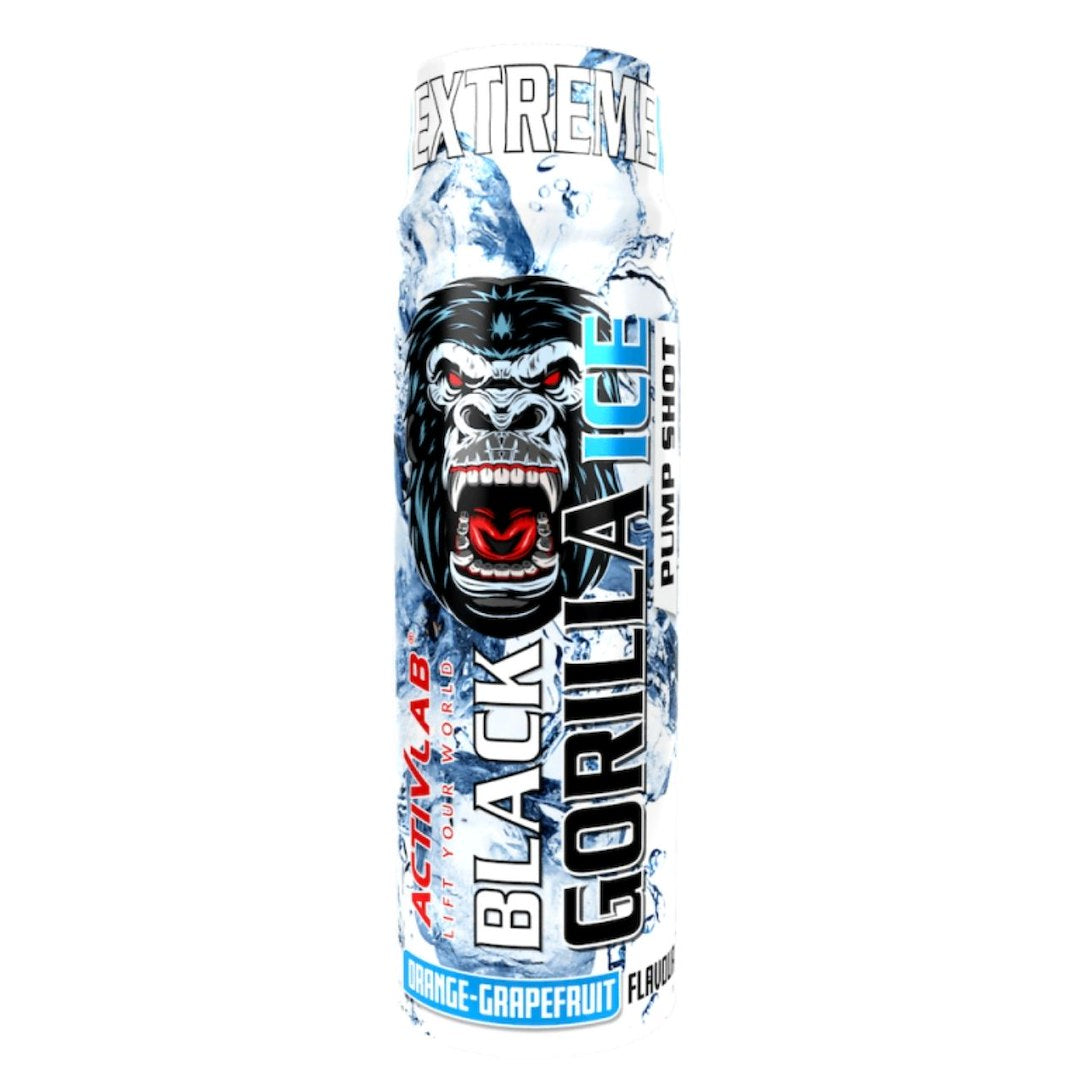 Activlab Black Gorilla Ice Shot Orange-Greip prieš treeningut – 80 ml