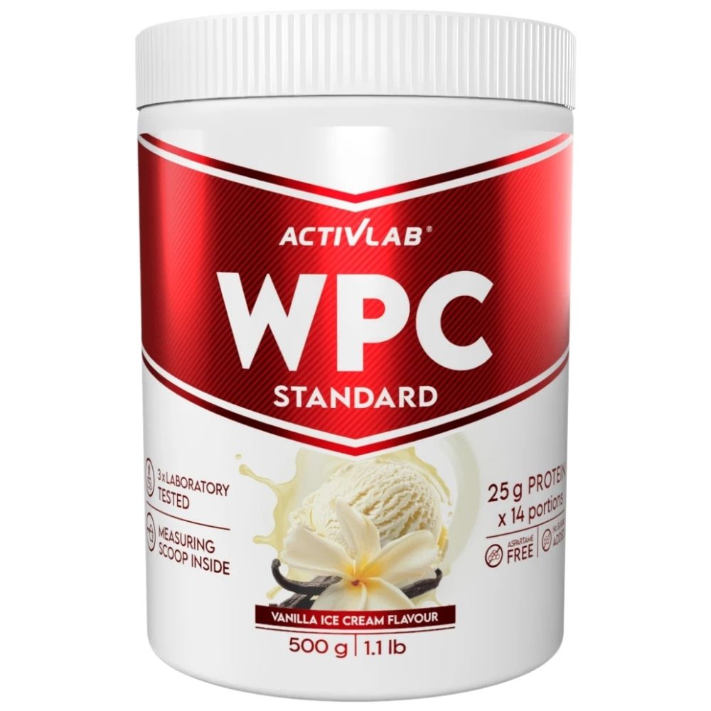 Activlab WPC Standard vadakuvalgu kontsentraat, vanillijäätis – 500 g