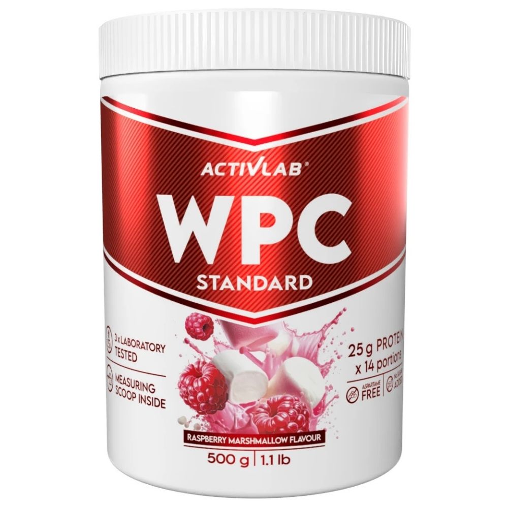 Activlab WPC Standard vadakuvalgu kontsentraat, vaarikamarmelaad - 500 g