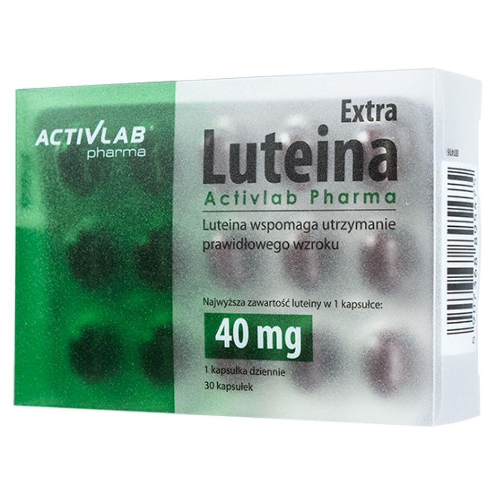 Activlab Pharma Lutein Extra 40 mg - 30 kapsulių - Magnis.lt