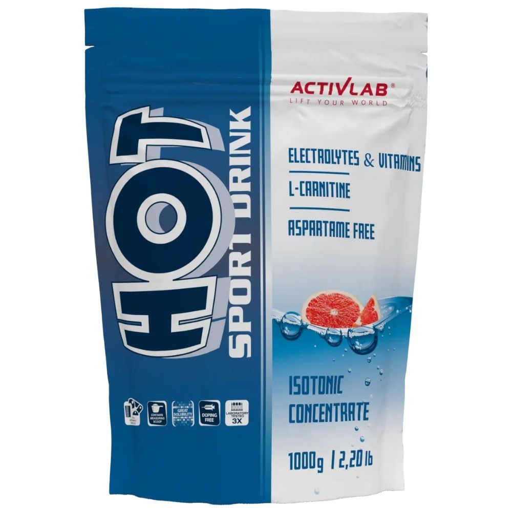 Activlab Sport Drink izotoninis gėrimas, greipfrutų - 1000 g - Magnis.lt