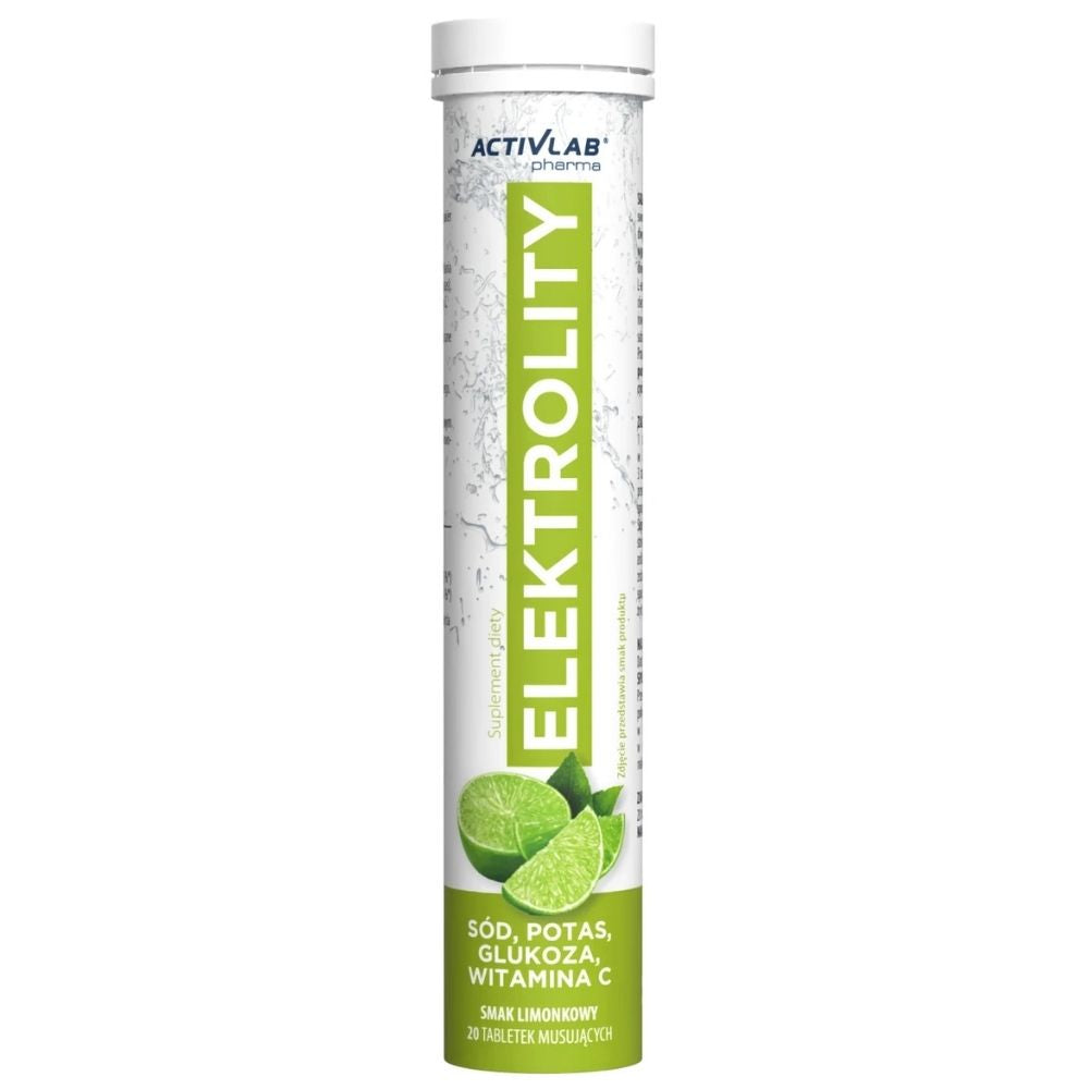 Activlab Pharma Elektrolity, oranžinė - 20 putojančių tablečių - Magnis.lt