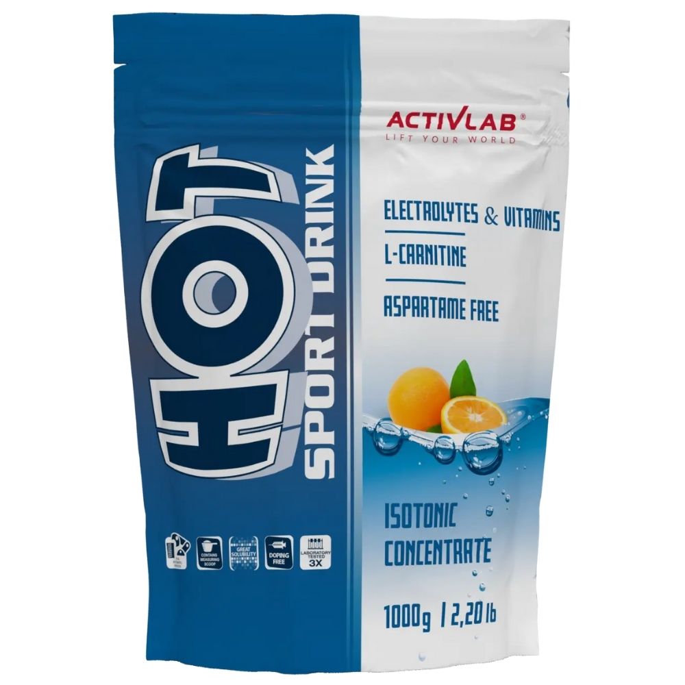 Activlab Sport Drink izotoninis gėrimas, oranžinis - 1000 g - Magnis.lt