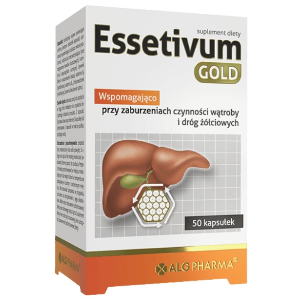 ALG Pharma Essetivum Gold - 50 kapsulių (maks.) - Magnis.lt