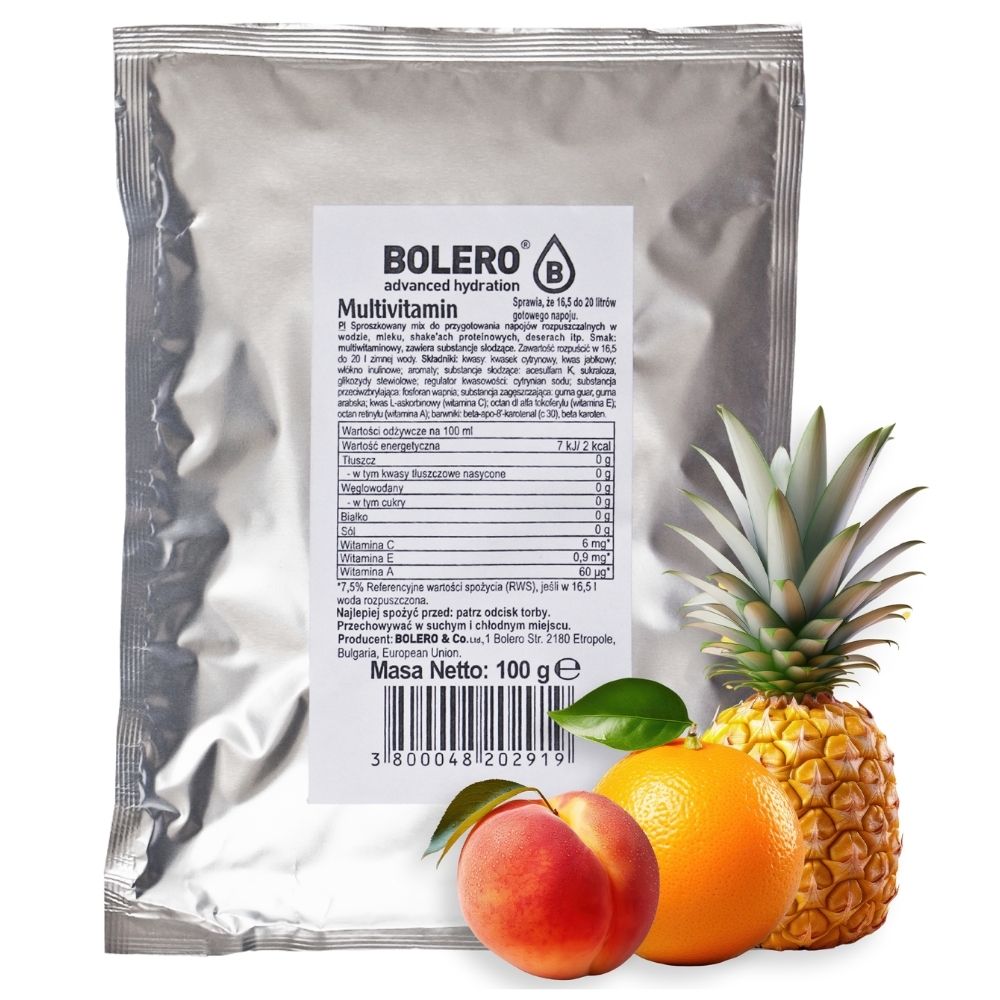 Bolero kotijoogipulber multivitamiin (multivitamiinid) – 100 g