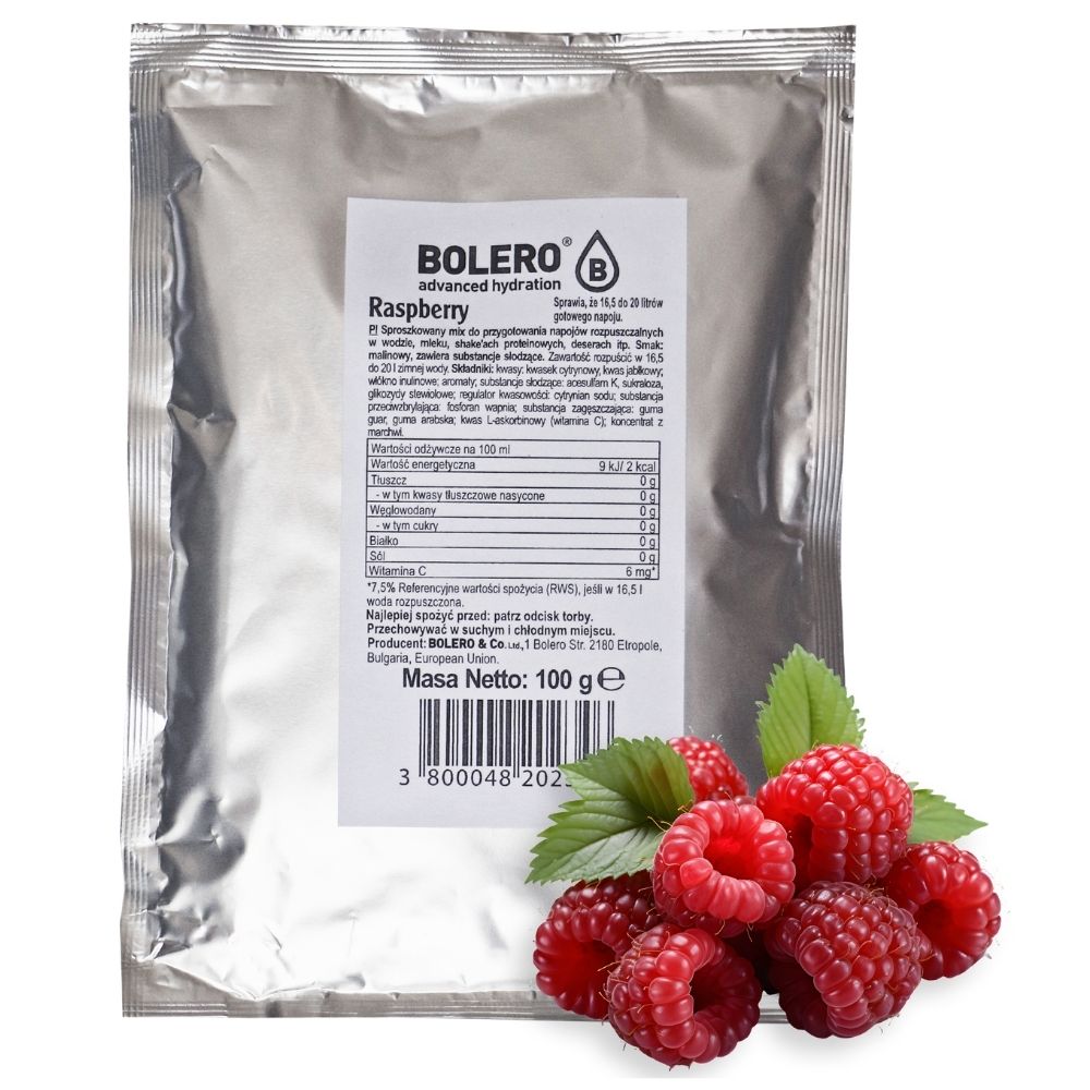 Bolero Bag lahustuv jook Raspberry - 100 g