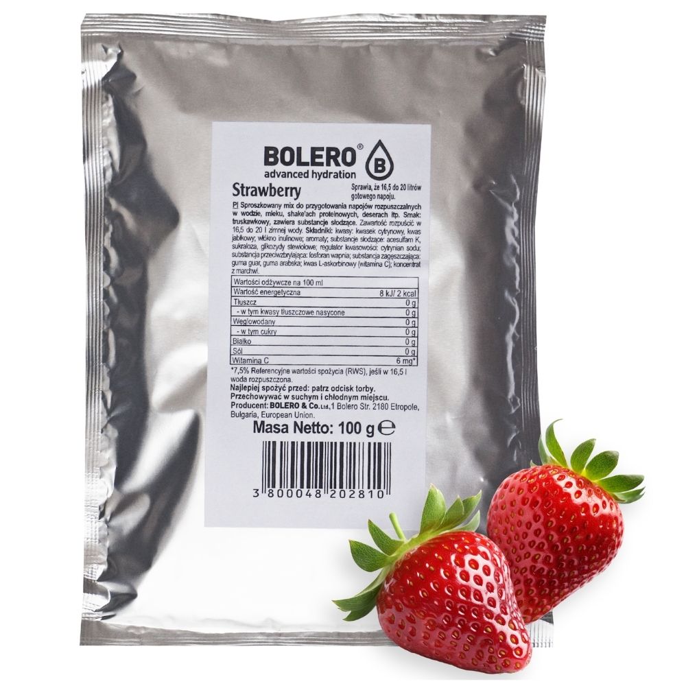 Bolero joogipulber Strawberry - 100 g