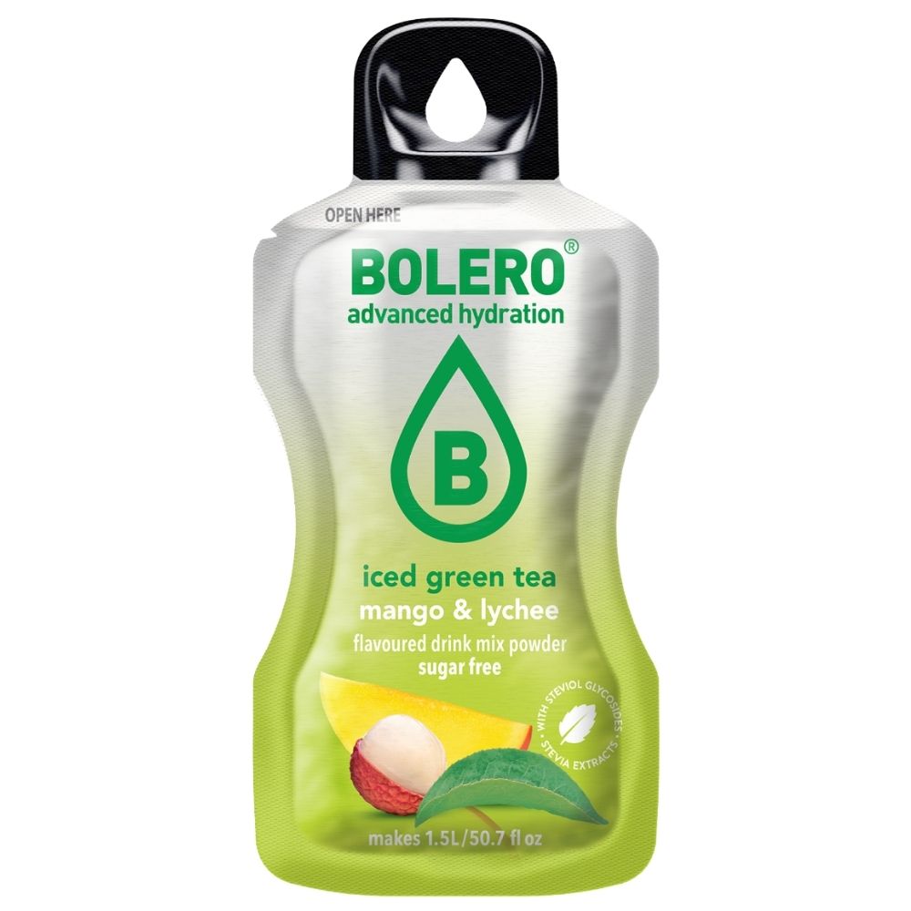 Bolero Classic lahustuv jook Iced Green Tea Mango & Lychee (mango roheline jäätee, litšid) - 8 g