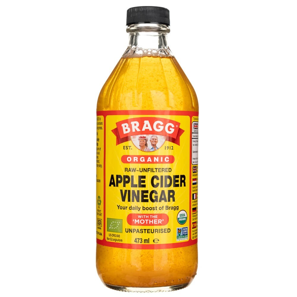Bragg ekologiškas nepasterizuotas obuolių sidro actas - 473 ml - Magnis.lt