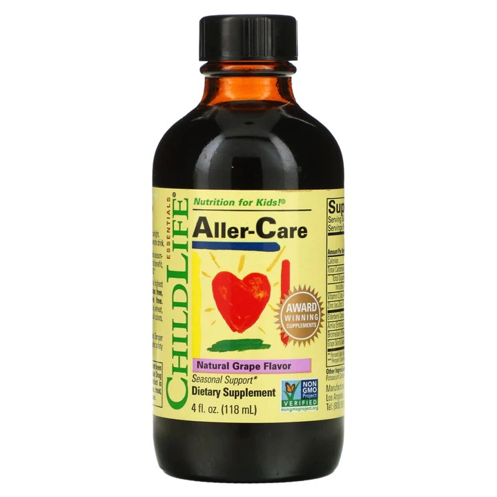 ChildLife Aller-Care, skystas vitaminas C, vynuogės - 118 ml - Magnis.lt