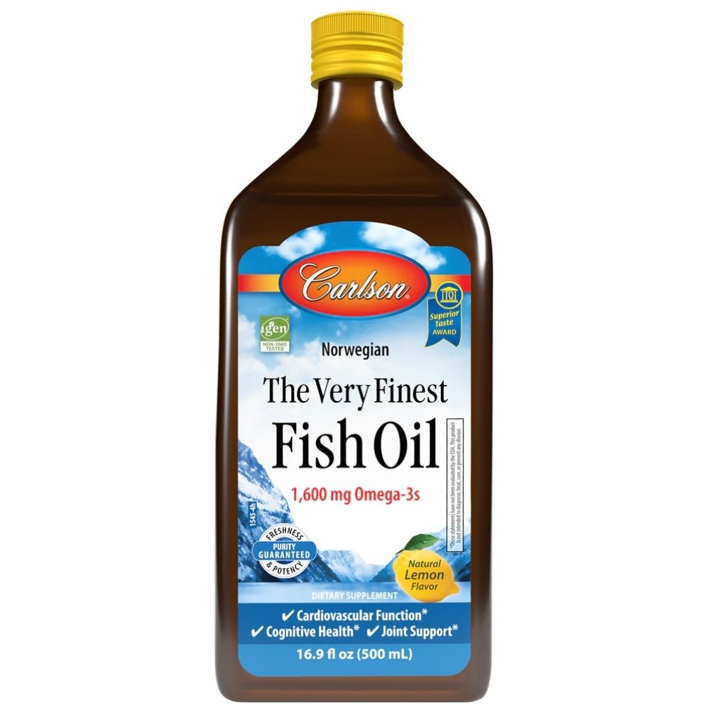 Carlson Labs Norra kalaõli, 1600 mg oomega-3, sidrun - 500 ml
