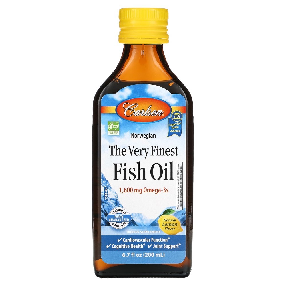 Carlson Labs Norra kalaõli, 1600 mg oomega-3, sidrun - 200 ml