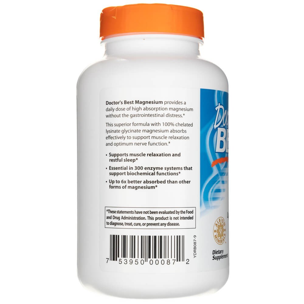 Doctor's Best High Absorption Magnesium 100 mg - 240 tabletti