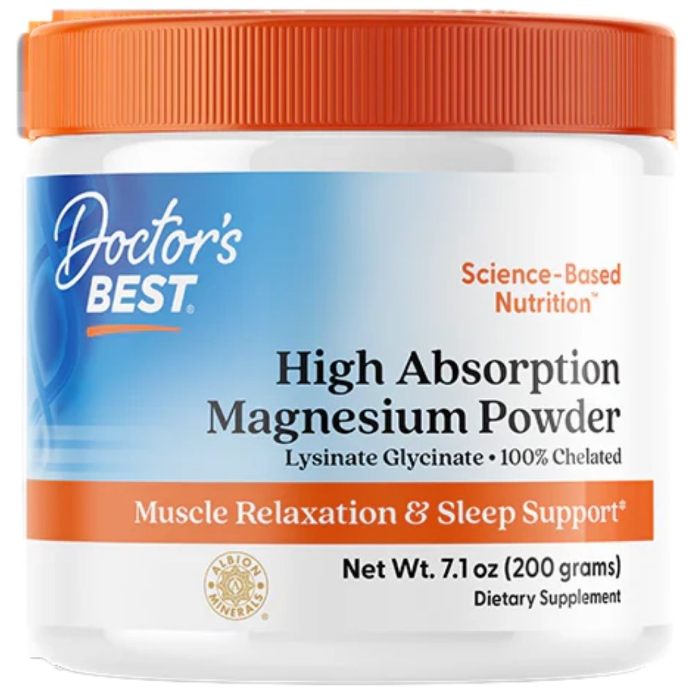 Doctor's Best magneesiumipulber – 200 g