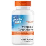Doctor's Best vitamiin E, tokotrienoolid 50 mg - 60 kapslit