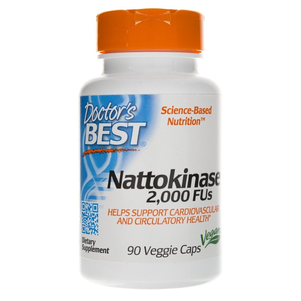 Doctor's Best Nattokinase 2,000 FUs - 90 kapsulių - Magnis.lt