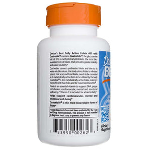 Doctor's Best Fully Active Folate 400 with Quatrefolic - 90 kapslit