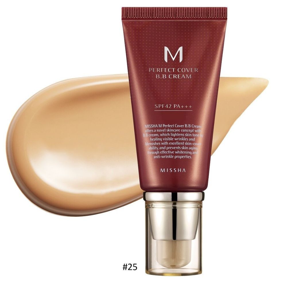 Missha M Perfect Cover BB kreem SPF 42 PA++ NO.25 Warm Beige - 50 ml