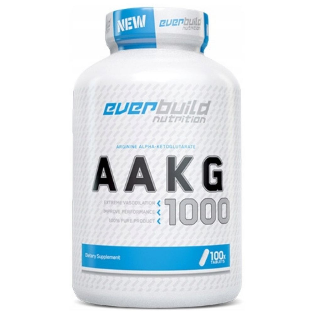 Everbuild Nutrition AAKG (arginiini alfa-ketoglutaraat) 1000 mg – 100 tabletti