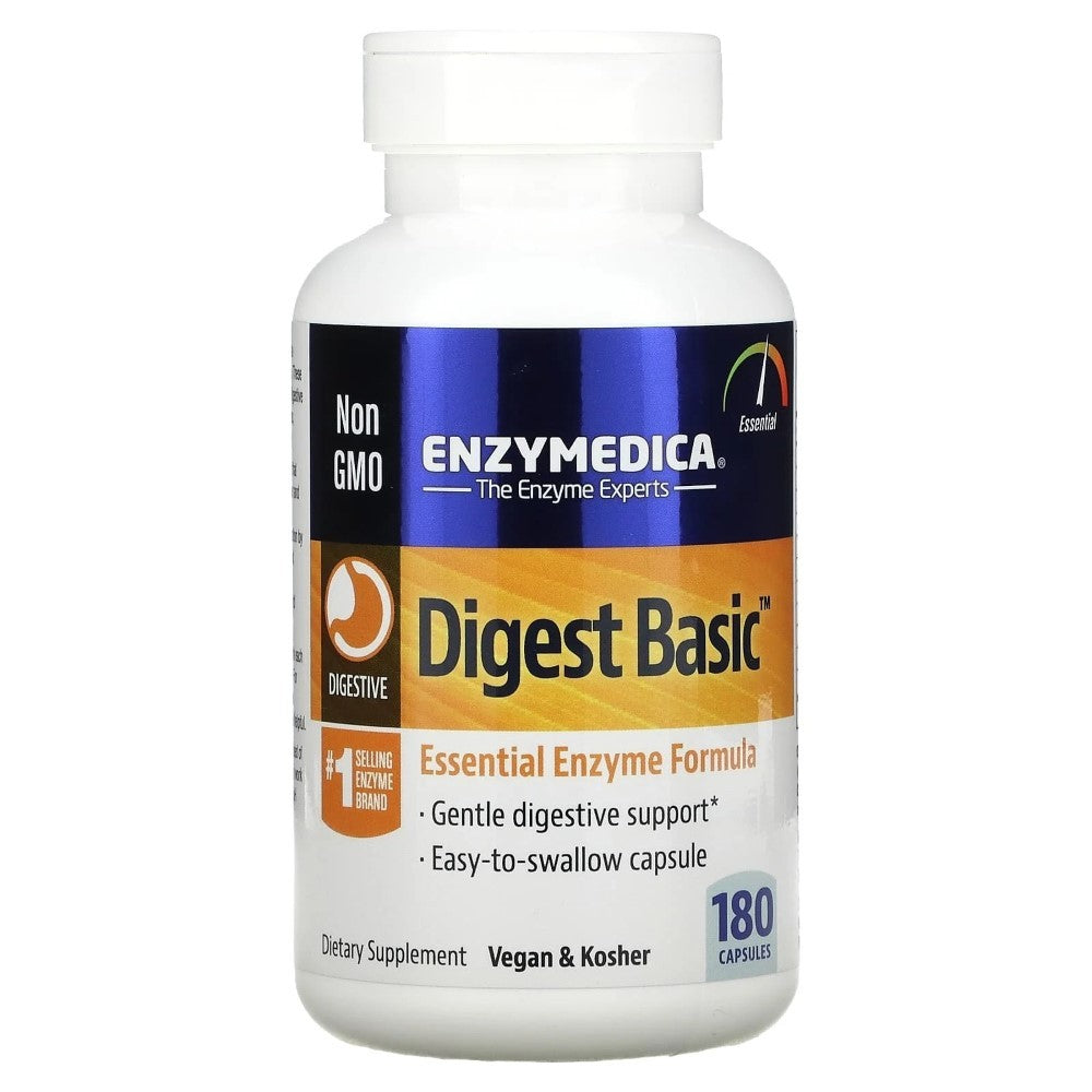 Enzymedica Digest Basic™ (virškinimo fermentai) - 180 kapsulių - Magnis.lt