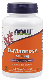 D-Mannose, 500mg - 240 vcaps - NOW Foods