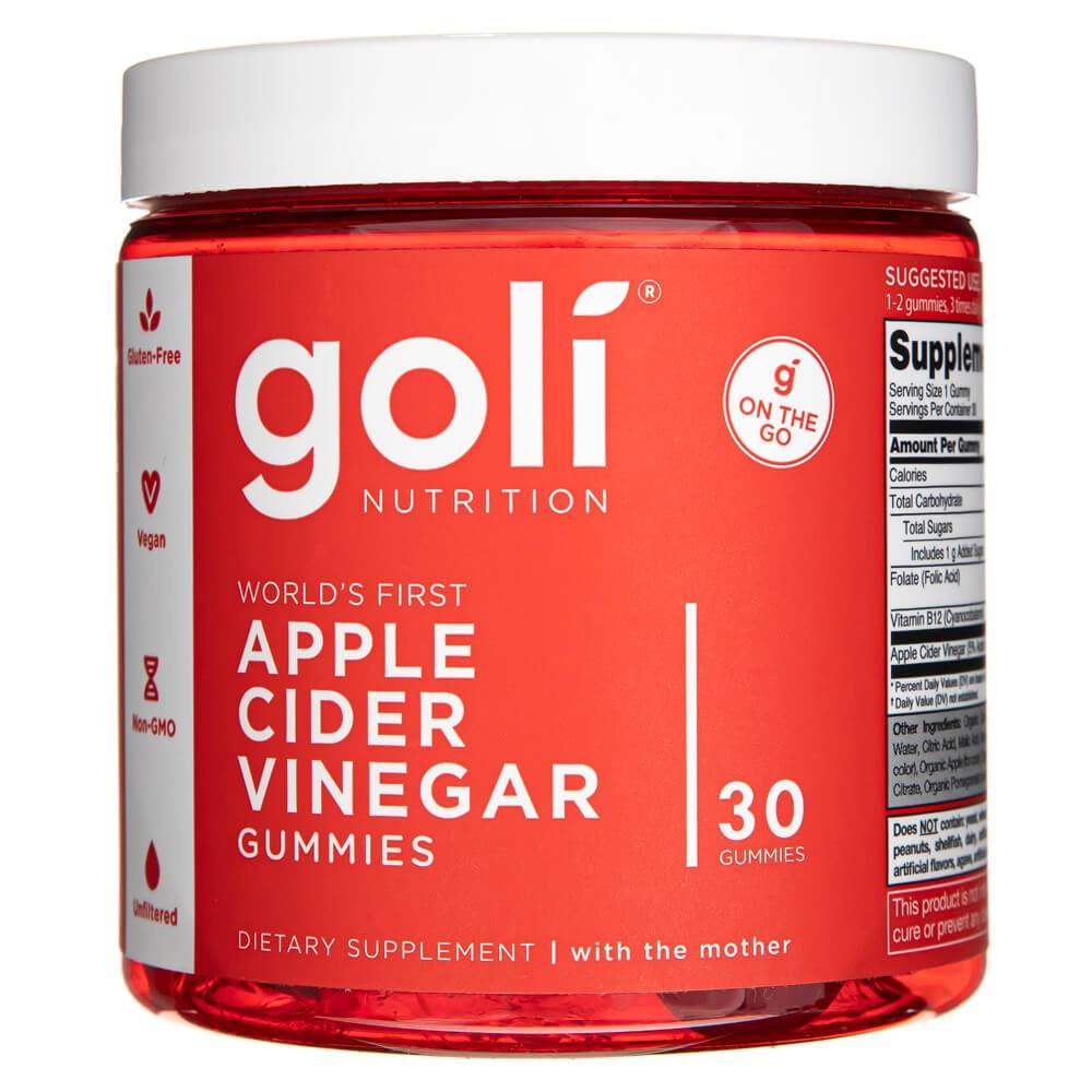 Goli Nutrition õunaäädika kummikommid - 30 kummikommi