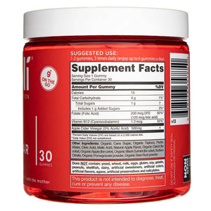 Goli Nutrition õunaäädika kummikommid - 30 kummikommi