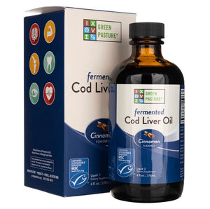 Green Pasture Fermented Cod Liver Oil, kaneel - 180 ml