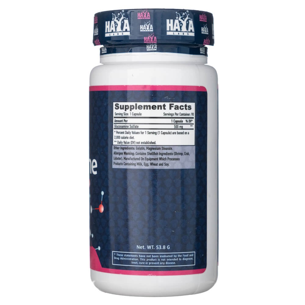 Haya Labs glükoosamiinsulfaat 500 mg - 90 kapslit