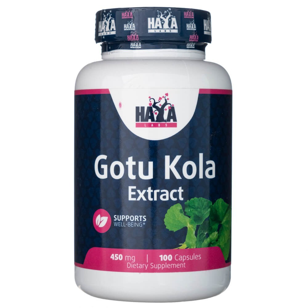 Haya Labs Gotu Kola 450 mg - 100 kapslit