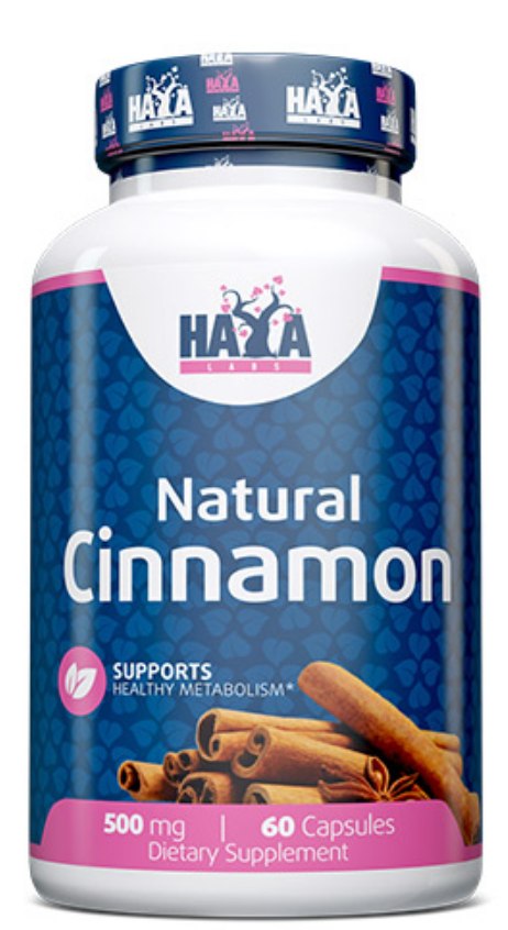 Haya Labs orgaaniline kaneel 500 mg - 60 kapslit