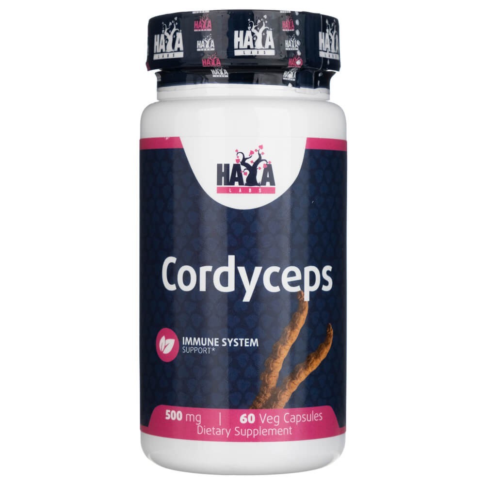 Haya Labs Cordyceps 500 mg - 60 kapslit
