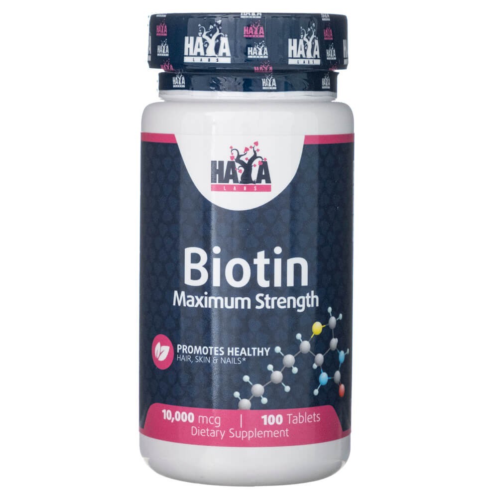 Haya Labs biotiin 10000 mcg - 100 tabletti
