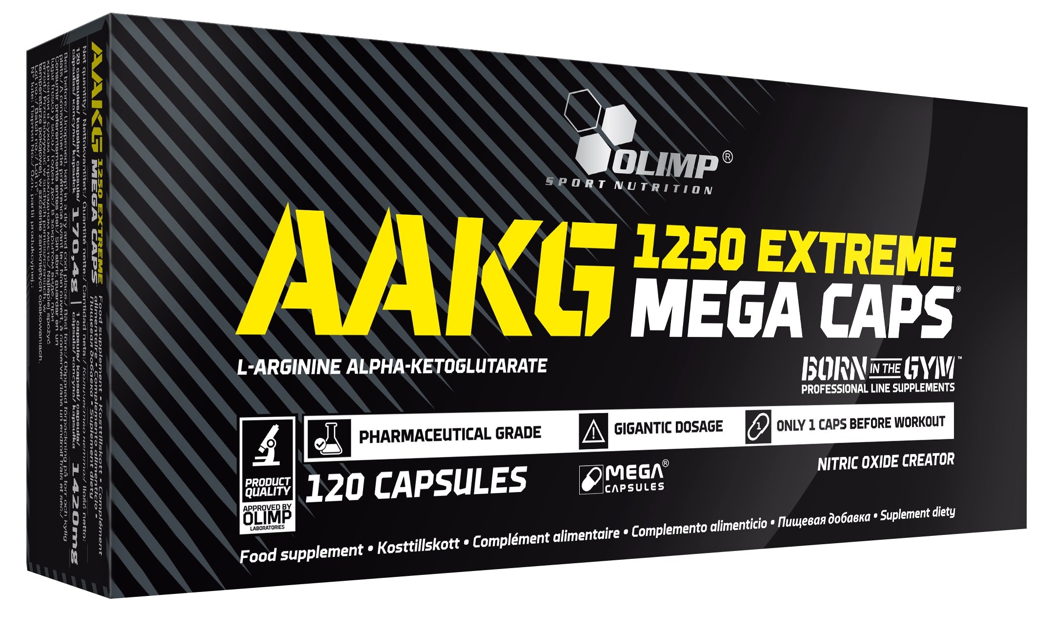 AAKG Extreme Mega Caps - 120 caps - Olimp Nutrition