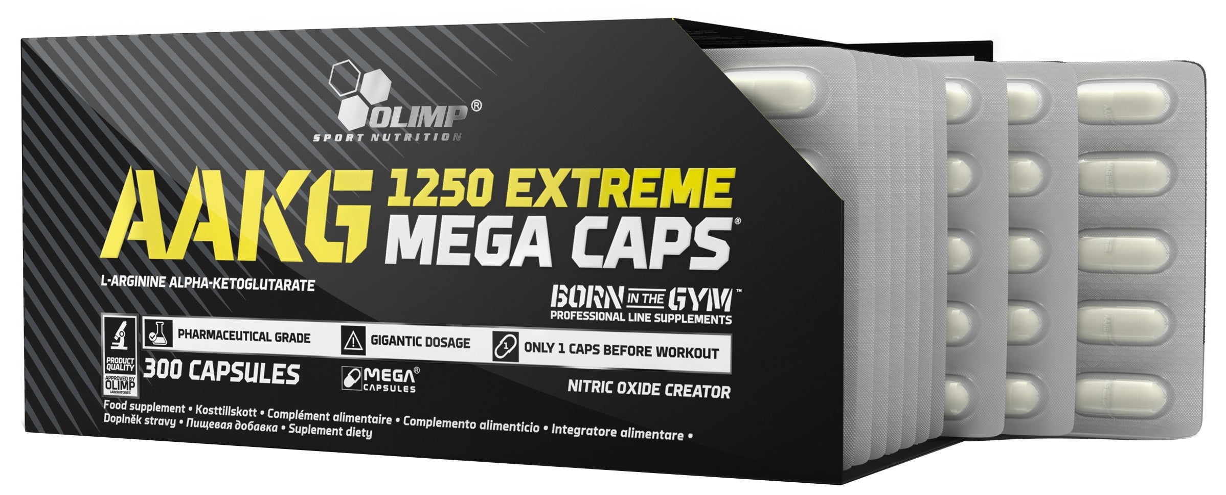 AAKG Extreme Mega Caps - 300 caps - Olimp Nutrition
