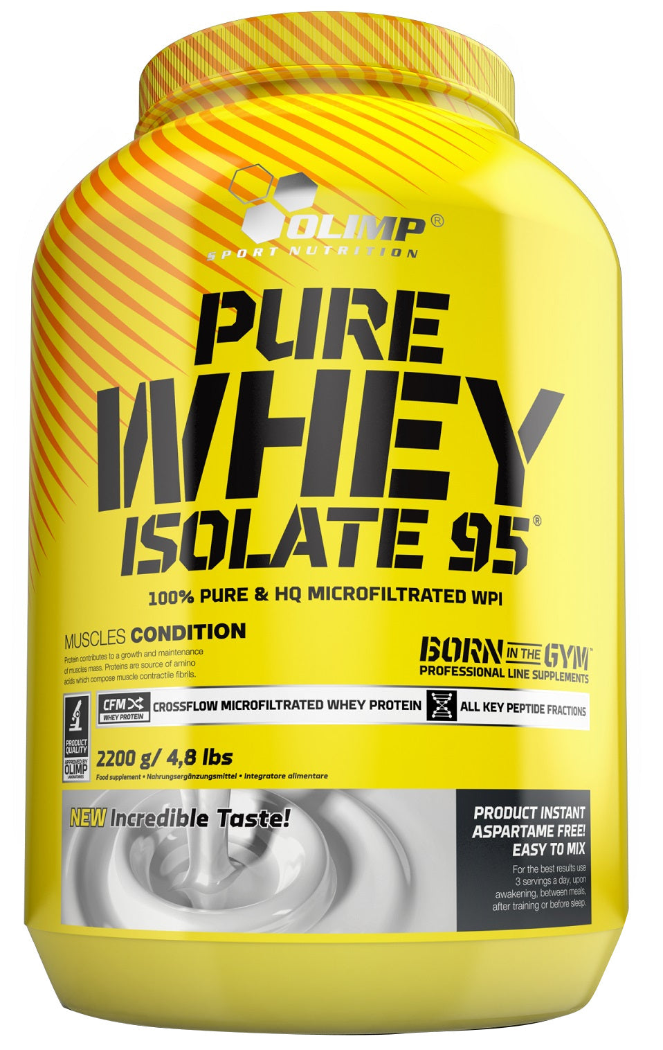 Pure Whey Isolate 95, Vanilla - 2200 grams - Olimp Nutrition