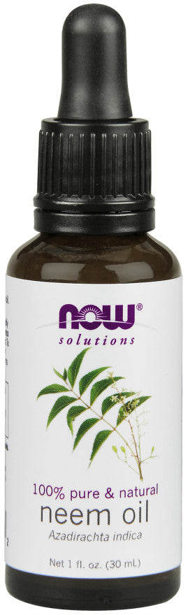 Neem Oil, 100% Pure - 30 ml. - NOW Foods